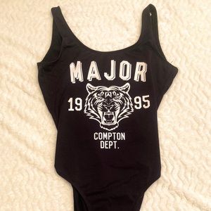 Black Tiger Forever 21 Body Suit
